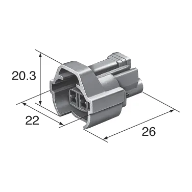 Sumitomo 6189-0039 Steckverbinder weiblich, 2-polig