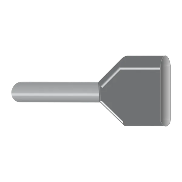 Hilpress Aderendhülse Zweifach 2 x 0,75 mm² N grau