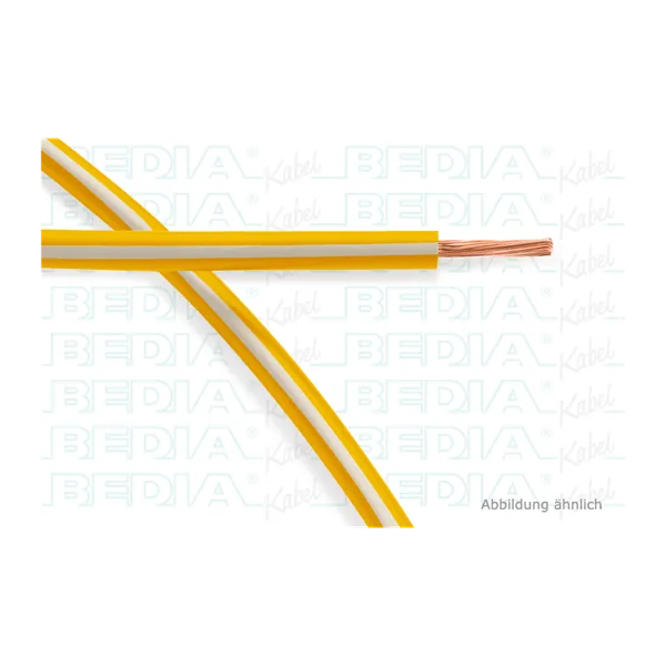 Bedia FLRY-B 0,50 mm² gelb/weiss