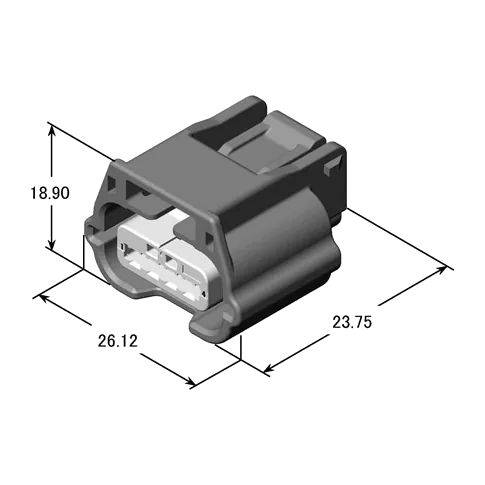 Yazaki 7283-8853-30 Steckverbinder weiblich, 4-polig