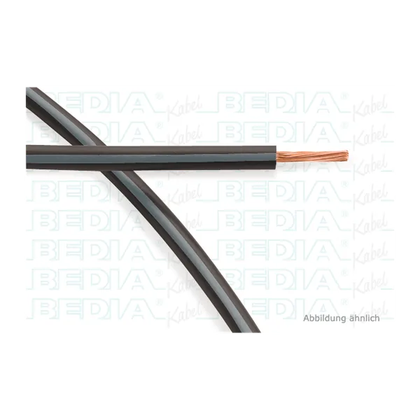 Bedia FLRY-A 0,50 mm² schwarz/grau