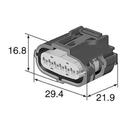 Sumitomo 6189-7100 Steckverbinder weiblich, 6-polig