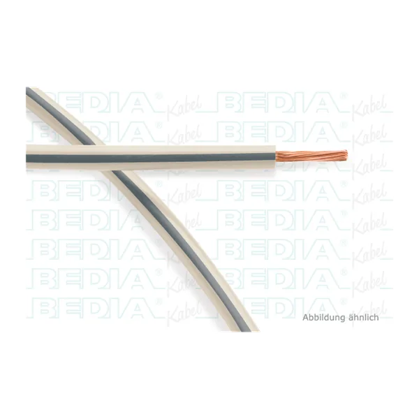 Bedia FLRY-B 1,00 mm² weiss/grau