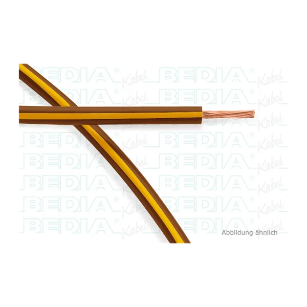 Bedia FLRY-B 0,50 mm² braun/gelb