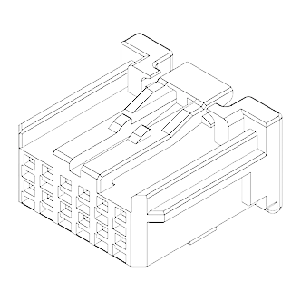 IRISO IMSA-13065S-2-12A Steckverbinder weiblich, 12-polig