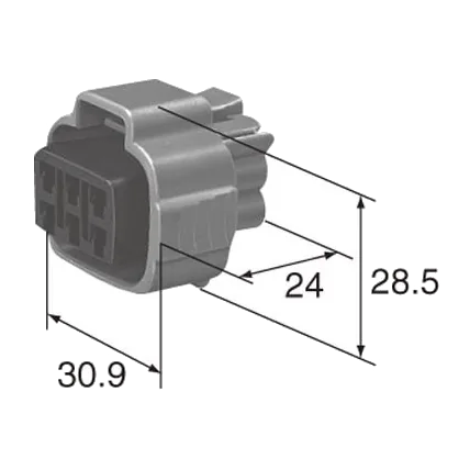 Sumitomo 6189-0323 Steckverbinder weiblich, 6-polig