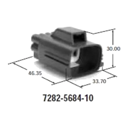 Yazaki 7282-5684-10 Steckverbinder männlich, 8-polig